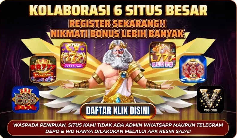 KOLABORASI 6 SITUS BESAR - REGISTER SEKARANG!! NIKMATI BONUS LEBIH BANYAK